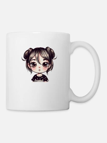Manga Japan Zeichnung - Tasse - Weiß