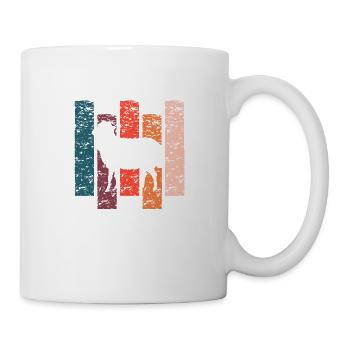 Sheep gift Vintage - Mug - white - Right