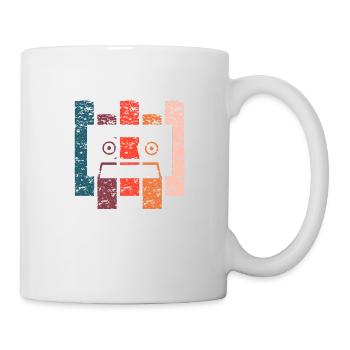 Cassette cadeau Vintage - Mug blanc - blanc - Droite