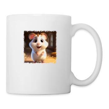 Cute hamster - Mug - white - Right