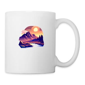 Mountains Hiking Mountain hikers Mountain hiking Hiking - Mug - white - Right