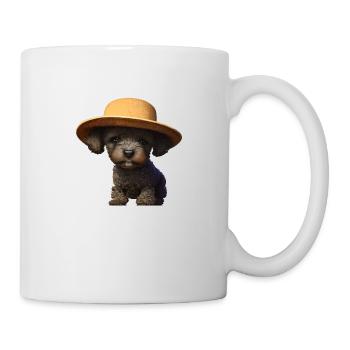 Pudel Hundewelpe Hundehalter Pudelwelpe Hundeliebe - Tasse - Weiß - Rechts