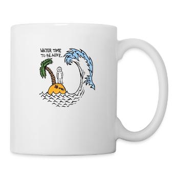 Water Time To Be Alive - Mug - white - Right