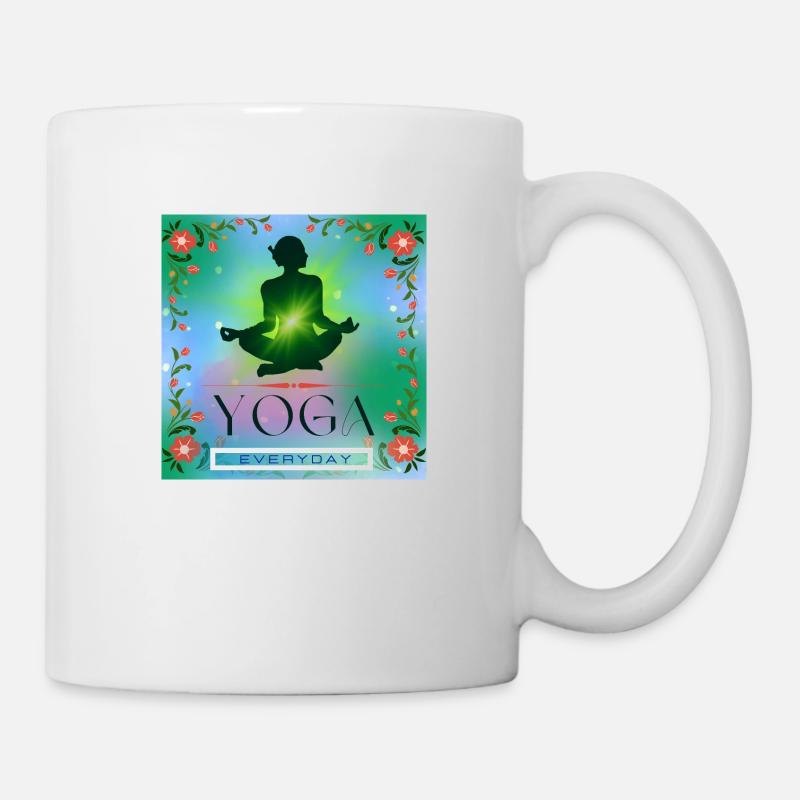 Yoga everyday - Mug - white