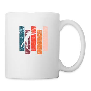 Vintage gift fencer - Mug - white - Right