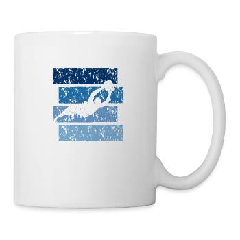 Rugby gift Vintage - Mug - white - Right