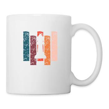 Vintage-Geschenk-Schachspiel - Tasse - Weiß - Rechts