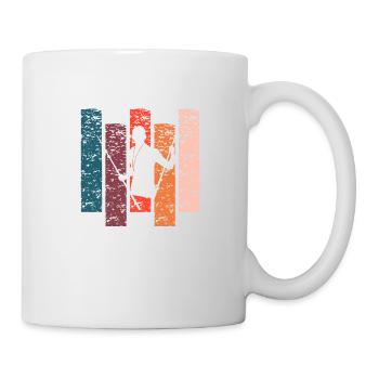 Billiard gift Vintage - Mug - white - Right
