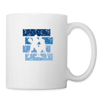 Basketball cadeau Vintage - Mug blanc - blanc - Droite