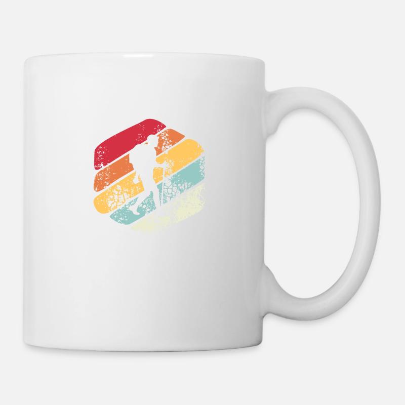 Randonnée cadeau Vintage - Mug blanc - blanc