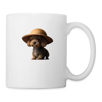 Caniche Dog Propriétaire Caniche Chiot Chiot Chien Amour Chien Amour Chien Amour - Mug blanc - blanc - Droite