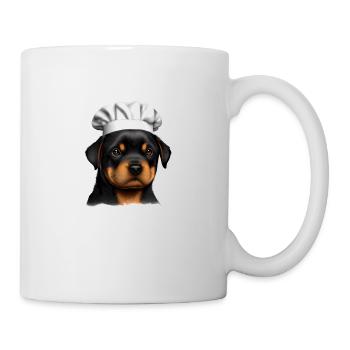Rottweiler Dog Restaurateur Dogs Cooking Puppy - Mug - white - Right