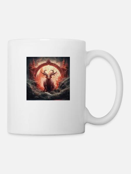 Hirsch - Tasse - Weiß