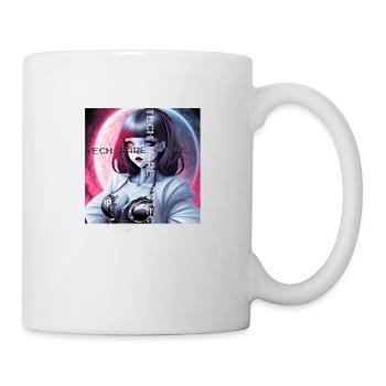 🌙 Umarme das Neon-Mondlicht 🌙 - Tasse - Weiß - Rechts