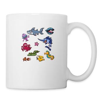 Sea Creatures - Mug - white - Right