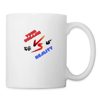YOUR DREAMS VS REALITY - Mug blanc - blanc - Droite