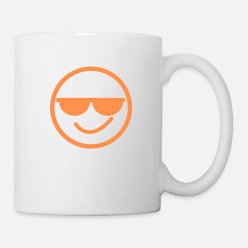 smily cool - Mug - white