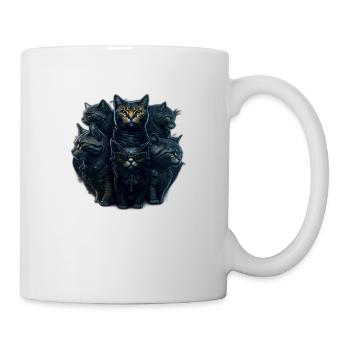 Katzen - Tasse - Weiß - Rechts