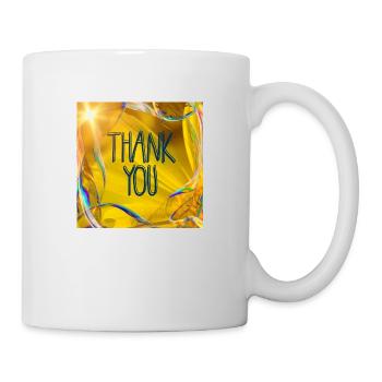 Thank you - Tasse - Weiß - Rechts