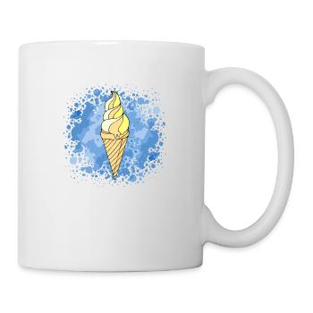 Eis - Tasse - Weiß - Rechts