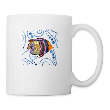 Poisson - Mug blanc - blanc - Droite
