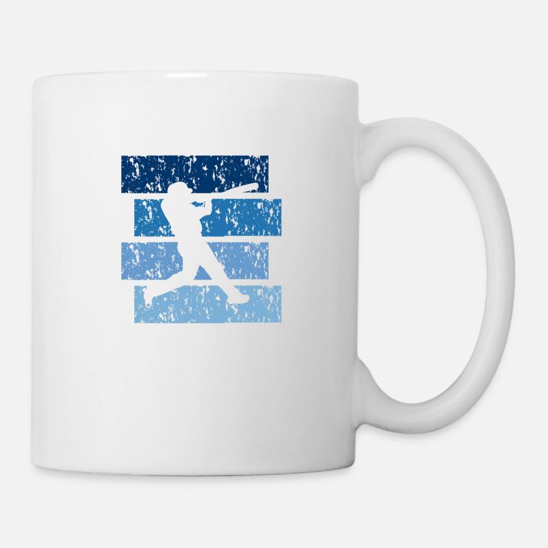 Baseball cadeau Vintage - Mug blanc - blanc