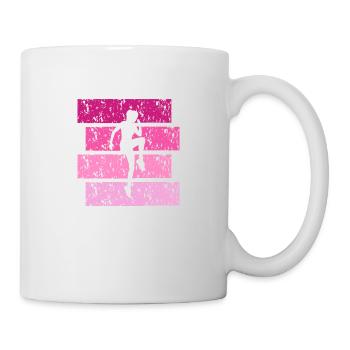 Fitness cadeau Vintage - Mug blanc - blanc - Droite