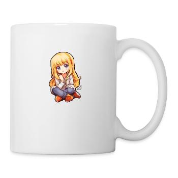 Cute Anime Girl - Tasse - Weiß - Rechts