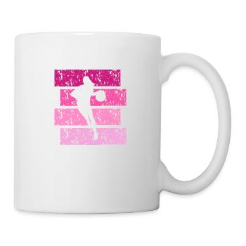 Basketball cadeau Vintage - Mug blanc - blanc - Droite