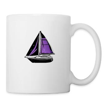 Segelschiff Segler Segelboot Segeln Segelsport - Tasse - Weiß - Rechts