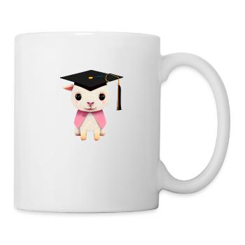Bachelor Schulabschluss Alpaka Studium Absolvent - Tasse - Weiß - Rechts