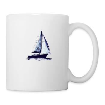 Sailor Sailing Ship Sailing Sailing Sailing Sail: - Mug blanc - blanc - Droite