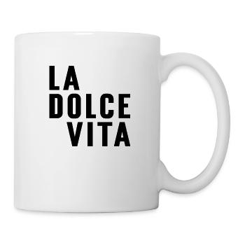 La dolce vita - Mug blanc - blanc - Droite