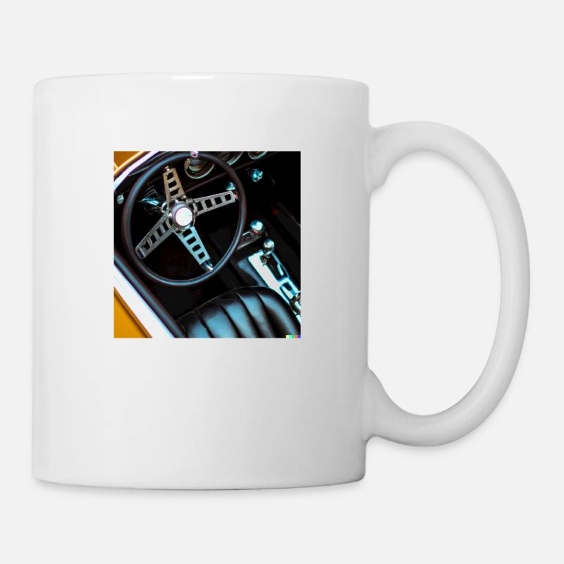 cooles vintage design eines Sport Autos - Tasse - Weiß