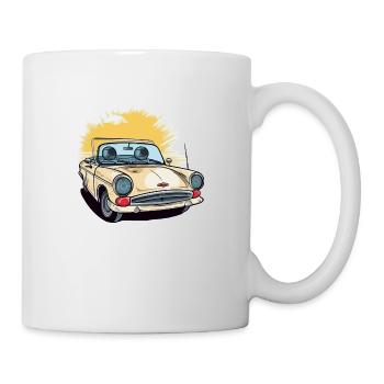 French yellow convertible - Mug - white - Right