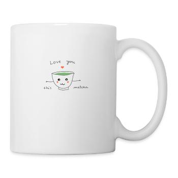 Je t’aime ce matcha - Mug blanc - blanc - Droite