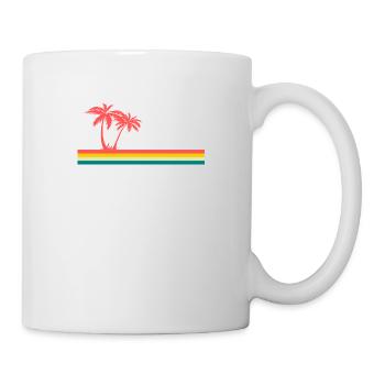 Logo vintage 1970 - Mug blanc - blanc - Droite
