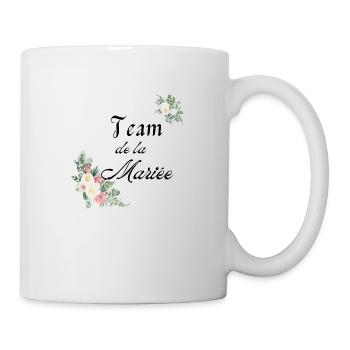 team de la Mariée - Mug blanc - blanc - Droite