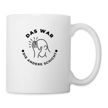 Schuld zuweisen - Tasse - Weiß - Rechts