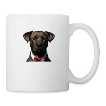 Labrador propriétaire chiot Labrador Retriever - Mug blanc - blanc - Droite
