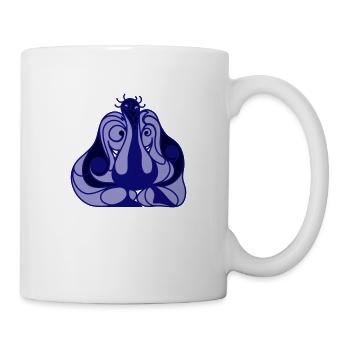 Die Glücklichen. Glücksmomente der Albernheit - Tasse - Weiß - Rechts