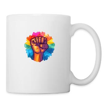 Freedom and love - Mug - white - Right
