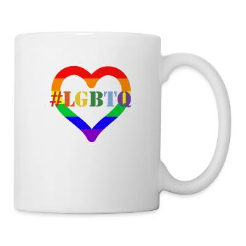 LGBT Gay Pride Month Gay Rainbow Love - Mug - white - Right