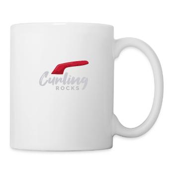 Curling Rocks Curling Stone Winter Sports Gift - Mug - white - Right