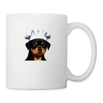 Rottweiler Restaurateur Dogs Dog Puppy Cooking Dog - Mug - white - Right