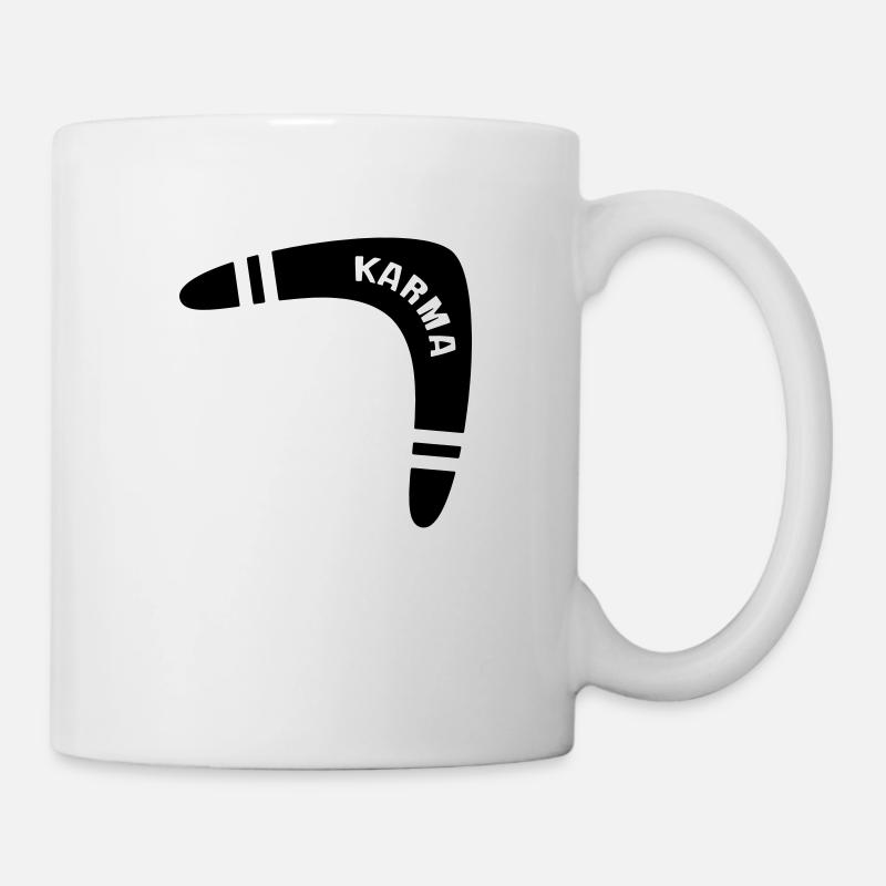 KARMA BOOMERANG - Tasse - Weiß
