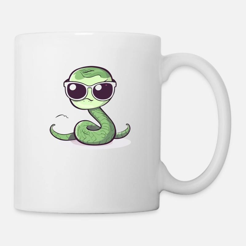 Saki le serpent - Mug blanc - blanc