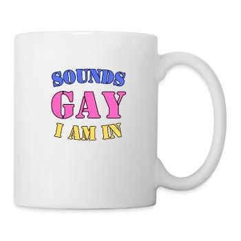 Sounds happy I'm on board - Mug - white - Right
