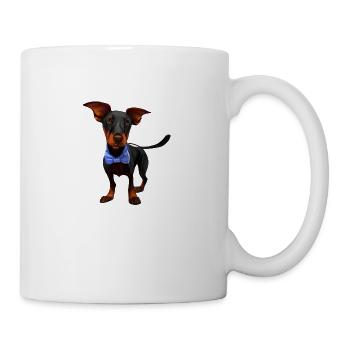 Doberman Doberman chiot chien Doberman dresseur - Mug blanc - blanc - Droite