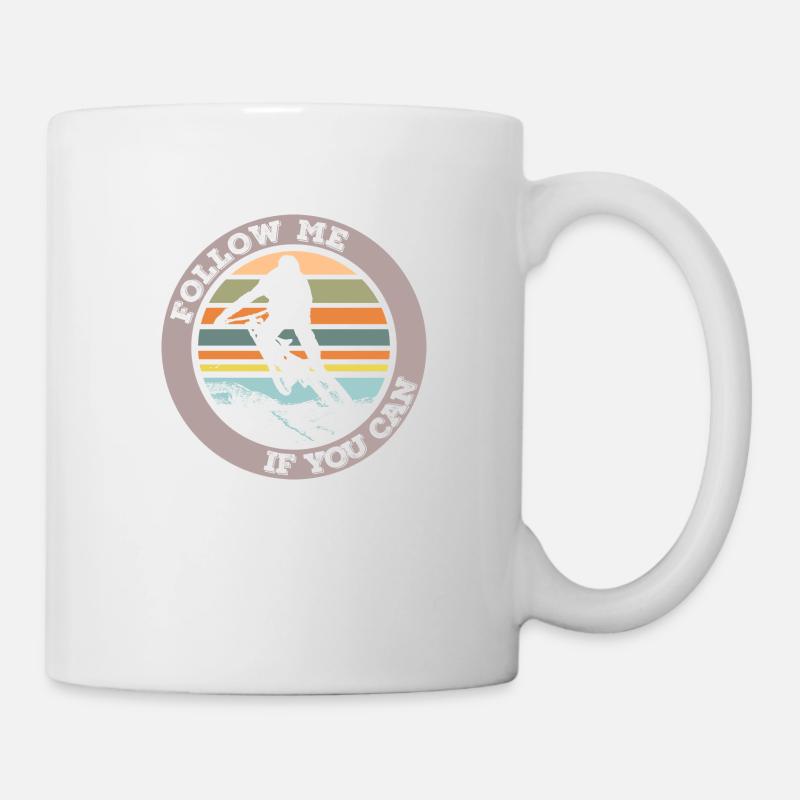 Follow me if you can - Mug - white